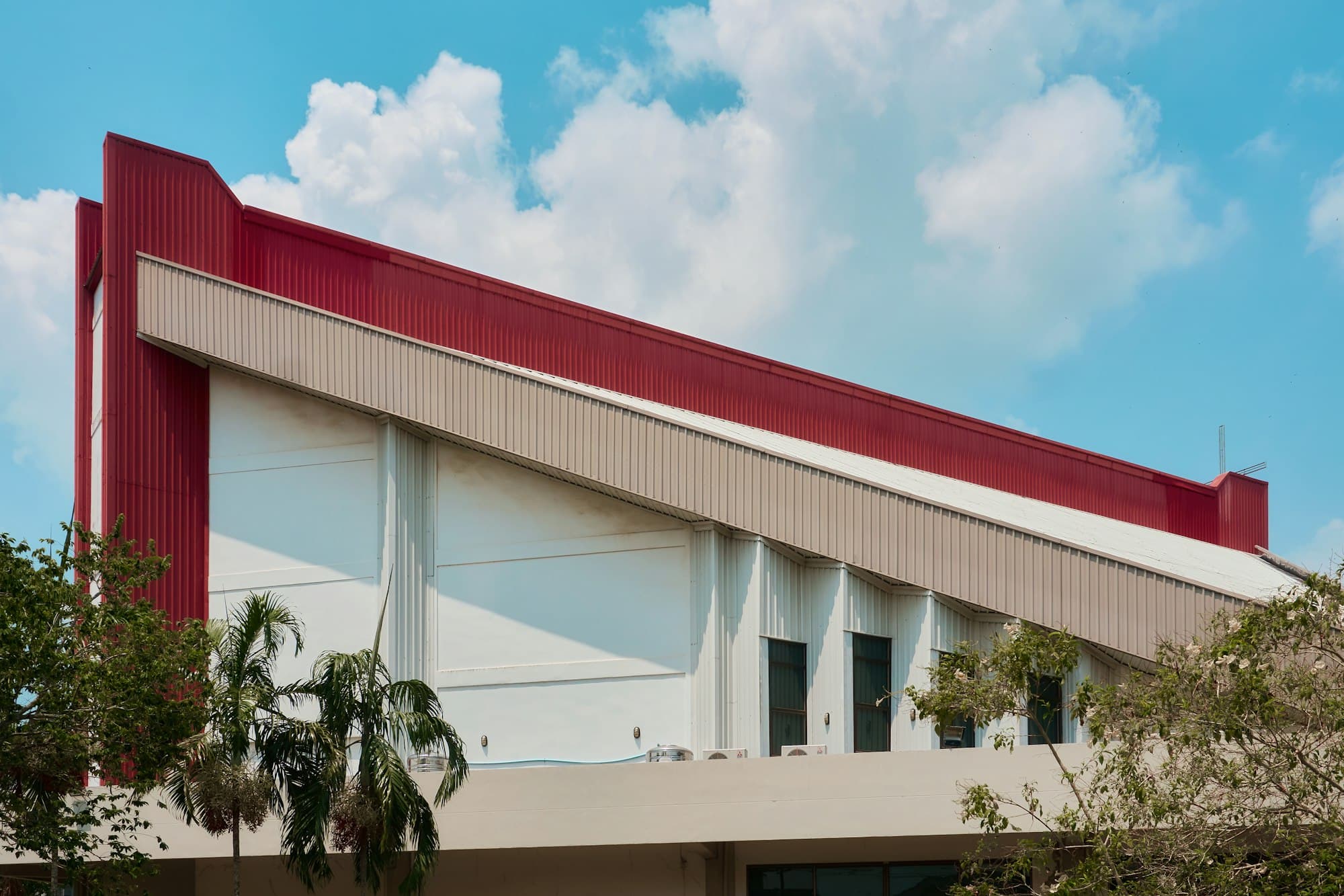Industrial building exterior